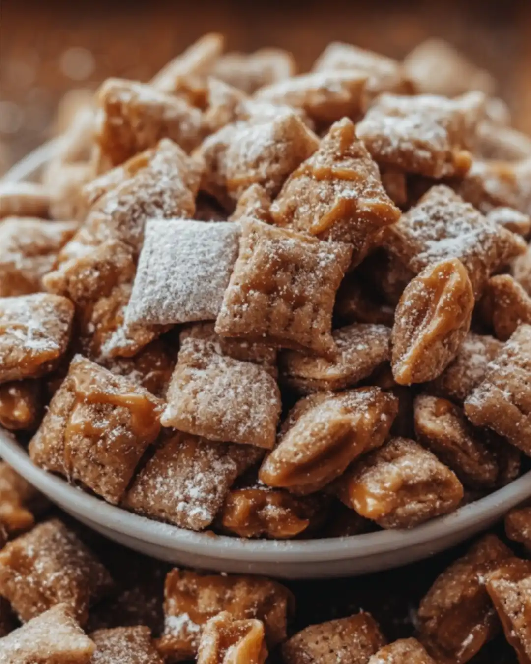 Caramel Apple Puppy Chow – Sweet, Crunchy & Irresistible Caramel Apple Puppy Chow Sweet