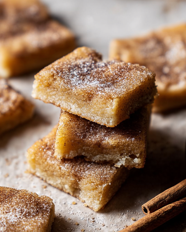 Cinnamon Sugar Blondies Cinnamon Sugar Blondies