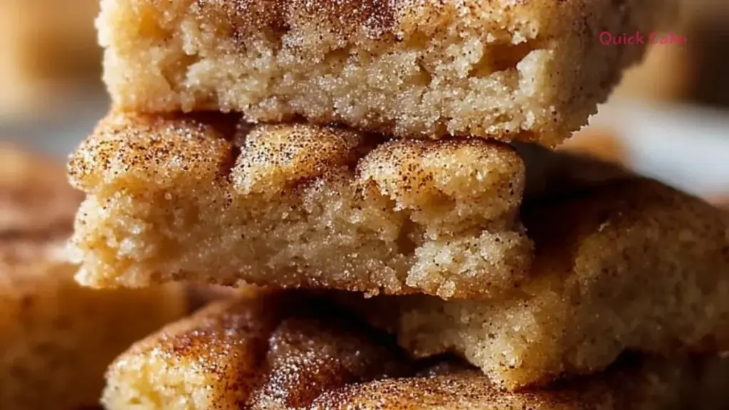 Delicious cinnamon sugar blondies topped with honey and cinnamon