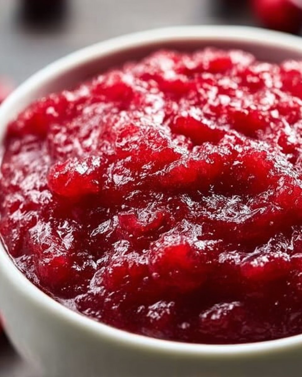 Healthy Cranberry Applesauce