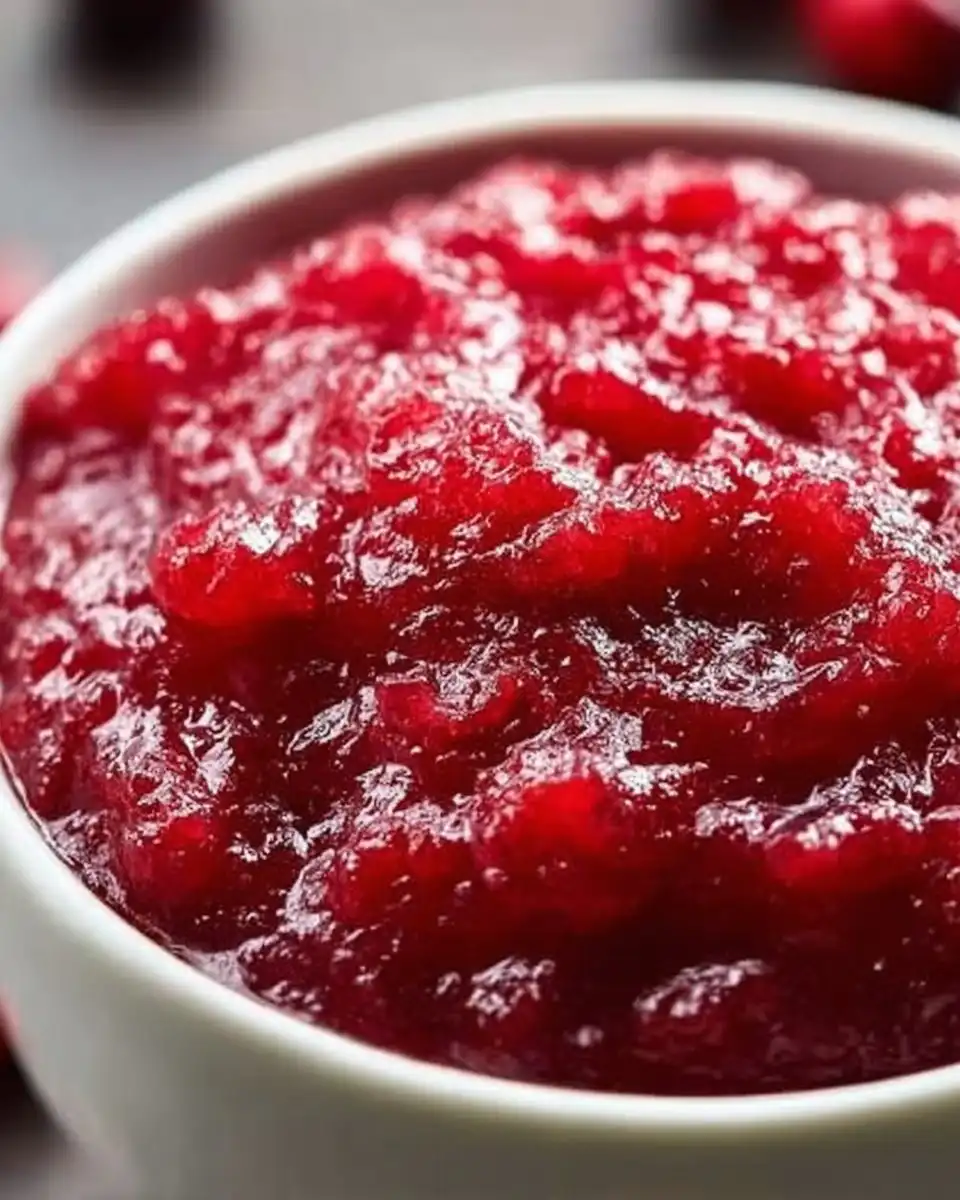 Healthy Cranberry Applesauce