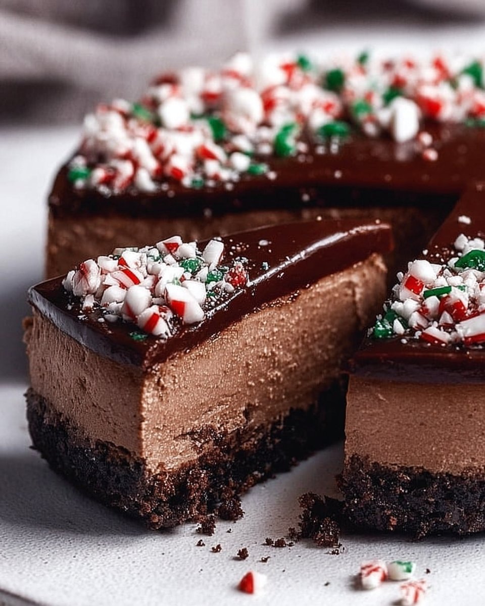 Chocolate Peppermint Cheesecake