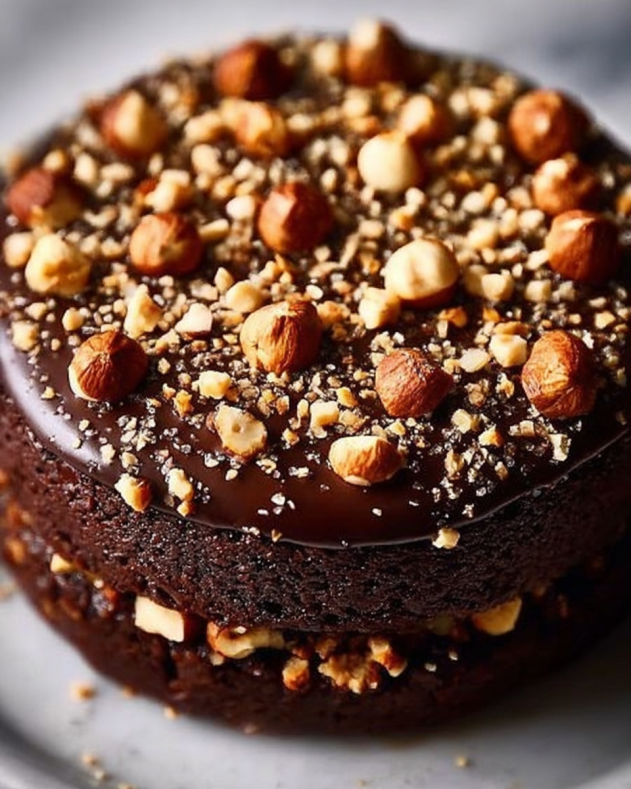 Chocolate Hazelnut Crunch Cookies: Rich chocolate cookies sandwiched and topped with silky chocolate ganache, generously scattered with whole and chopped hazelnuts for an irresistible crunch and nutty flavor.​