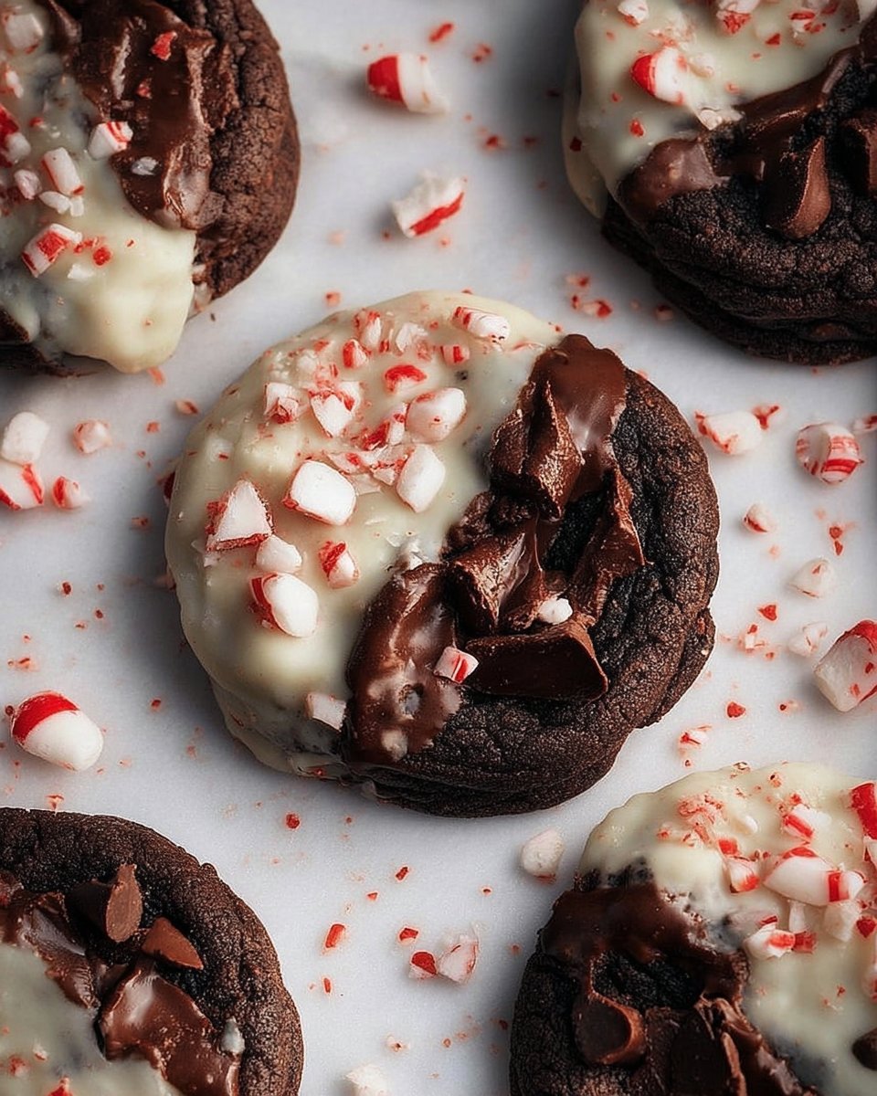 Peppermint Bark Cookies