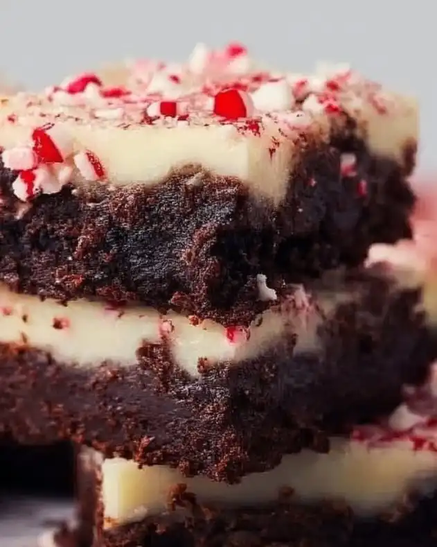 Peppermint Bark Brownies