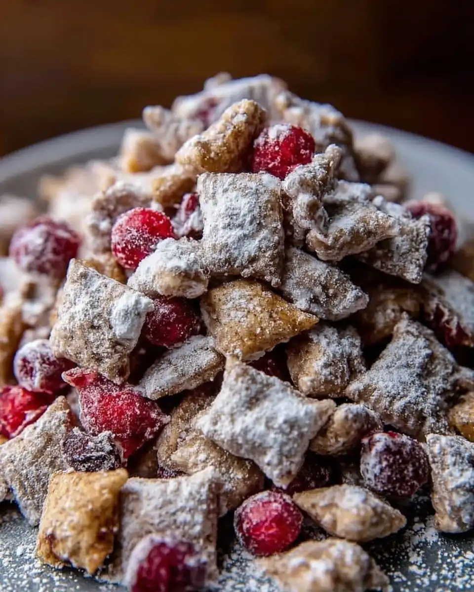 Cherry Cheesecake Puppy Chow