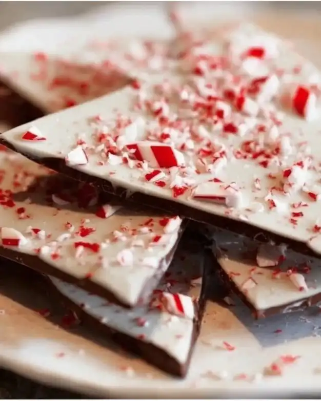 Salted Peppermint Chocolate Bark