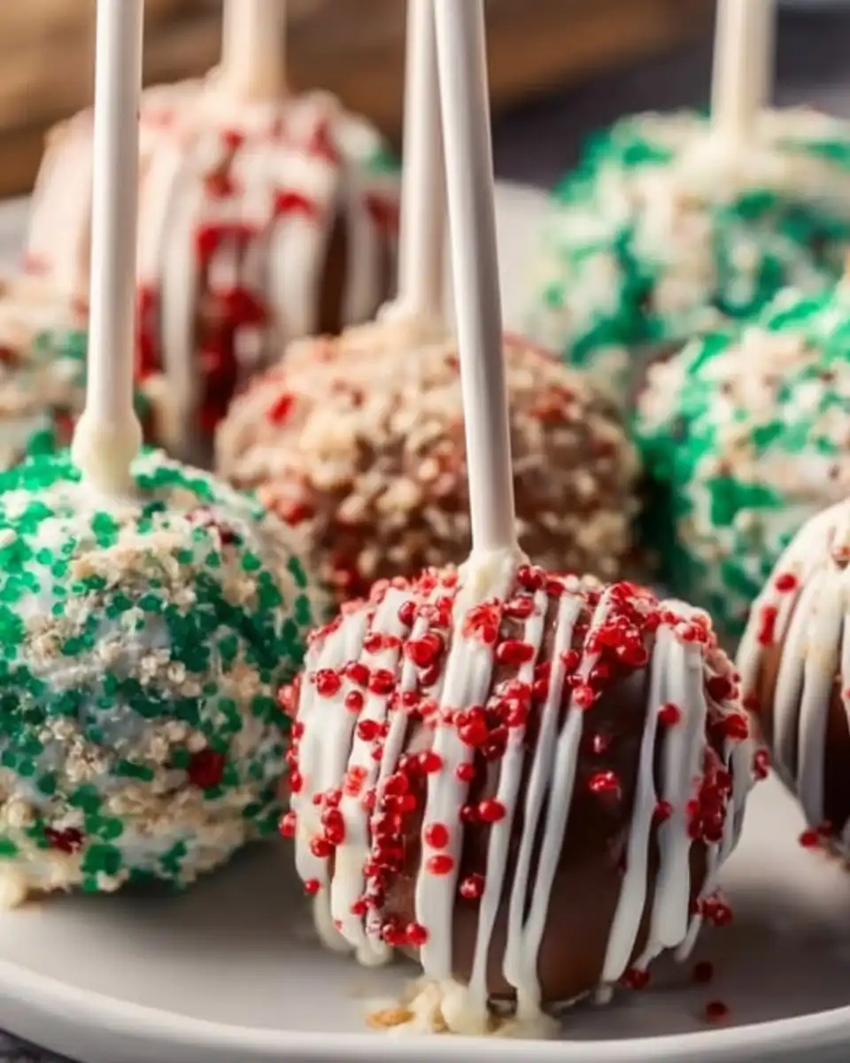 Christmas Cake Pops Recipe