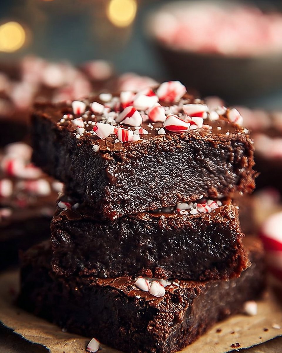 Festive Peppermint Brownies Everyone Will Love