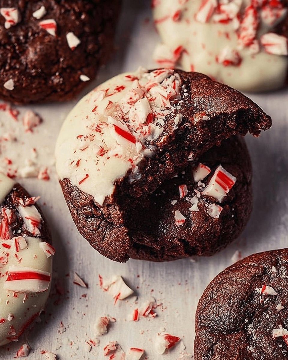 Peppermint Bark Cookies