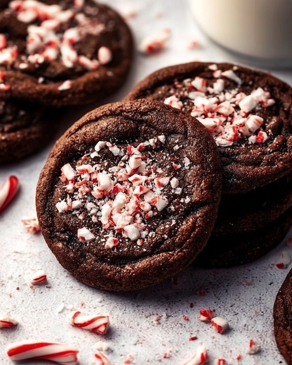 Double Chocolate Peppermint Cookies You'll Crave All Season chocolate peppermint cookies Double Chocolate Peppermint Cookies You'll Crave All Season