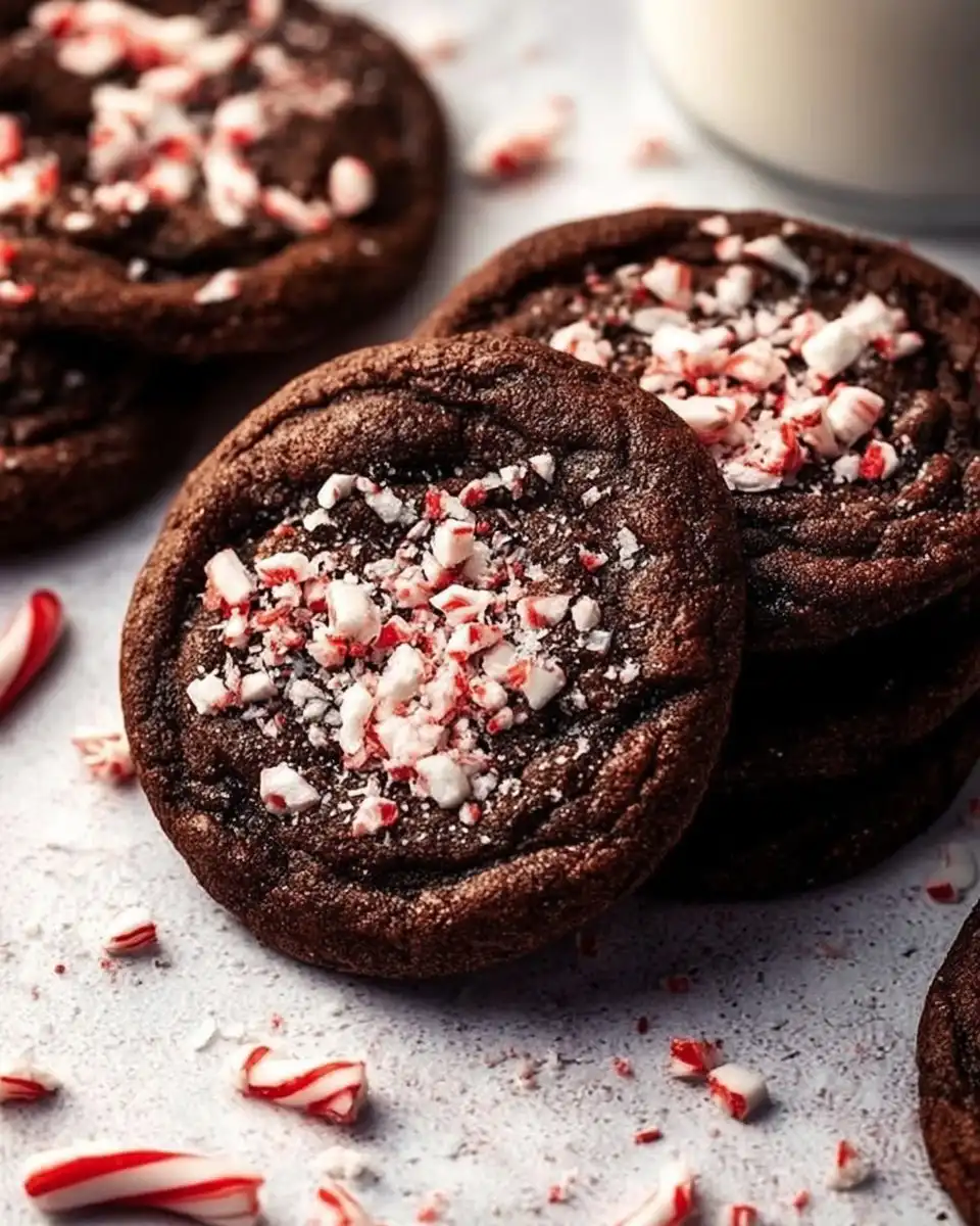 Double Chocolate Peppermint Cookies You'll Crave All Season chocolate peppermint cookies Double Chocolate Peppermint Cookies You'll Crave All Season