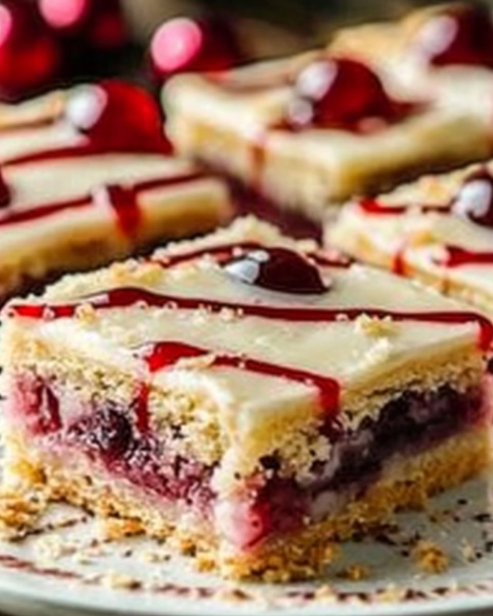 Christmas Cherry Bars