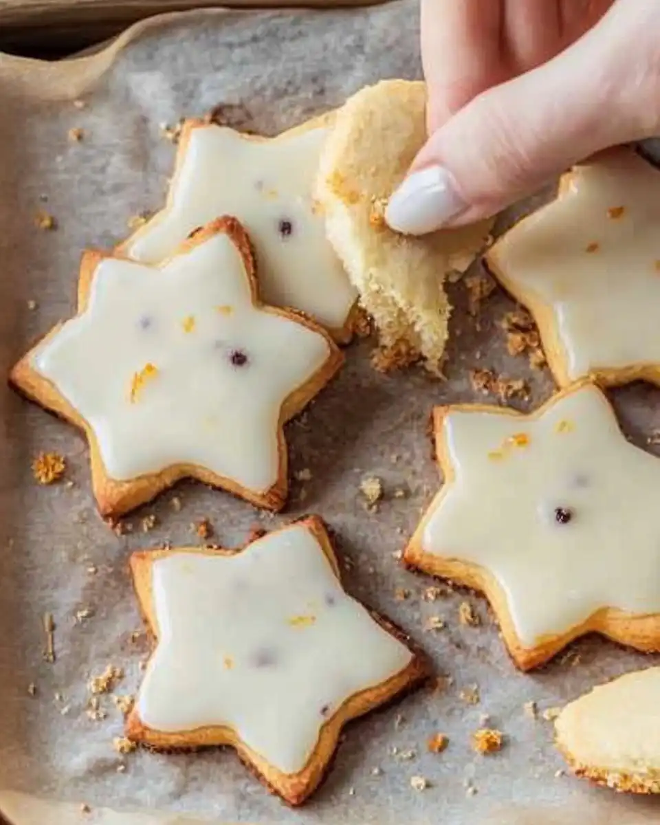 Cranberry Orange Shortbread Cookies Recipe