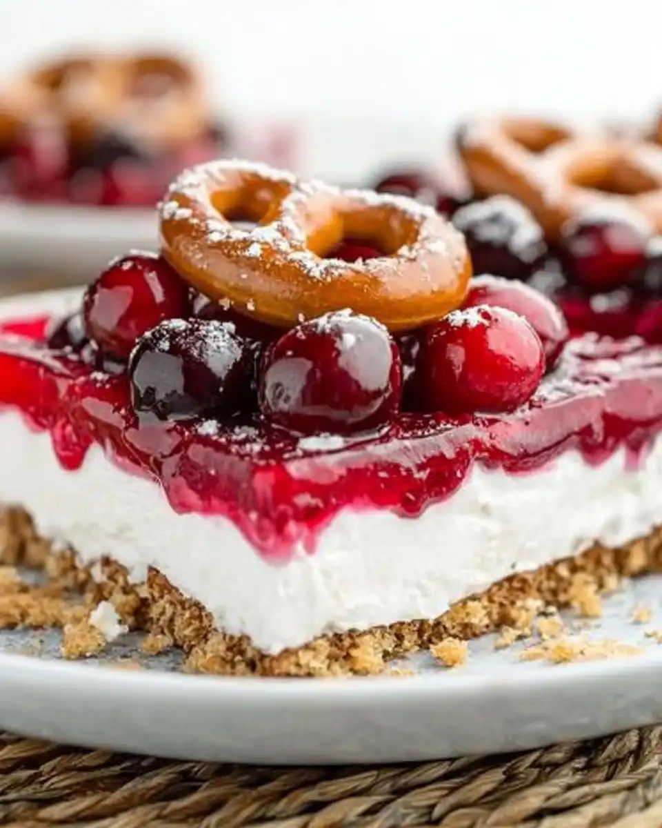 Cranberry Pretzel Salad