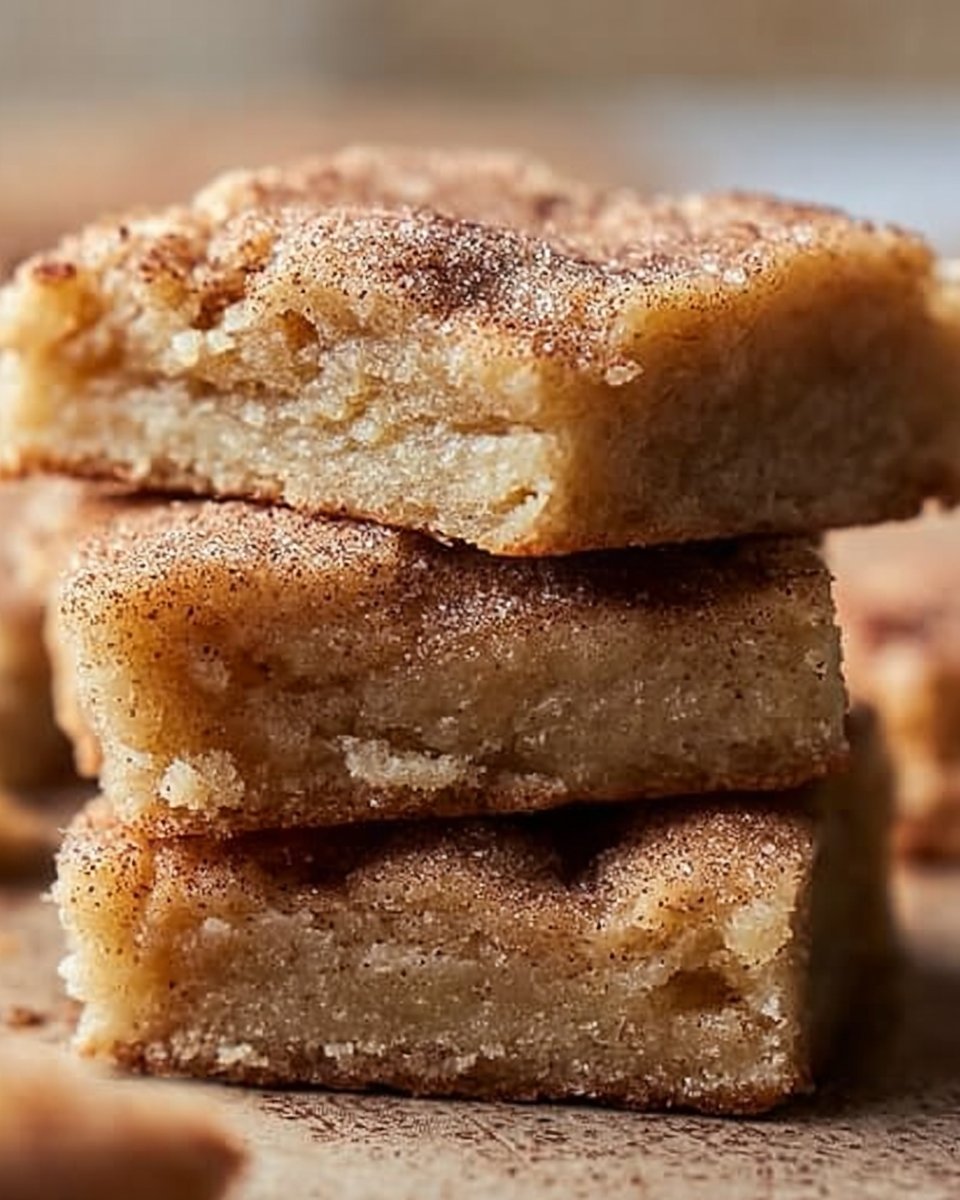 Cinnamon Sugar Blondies