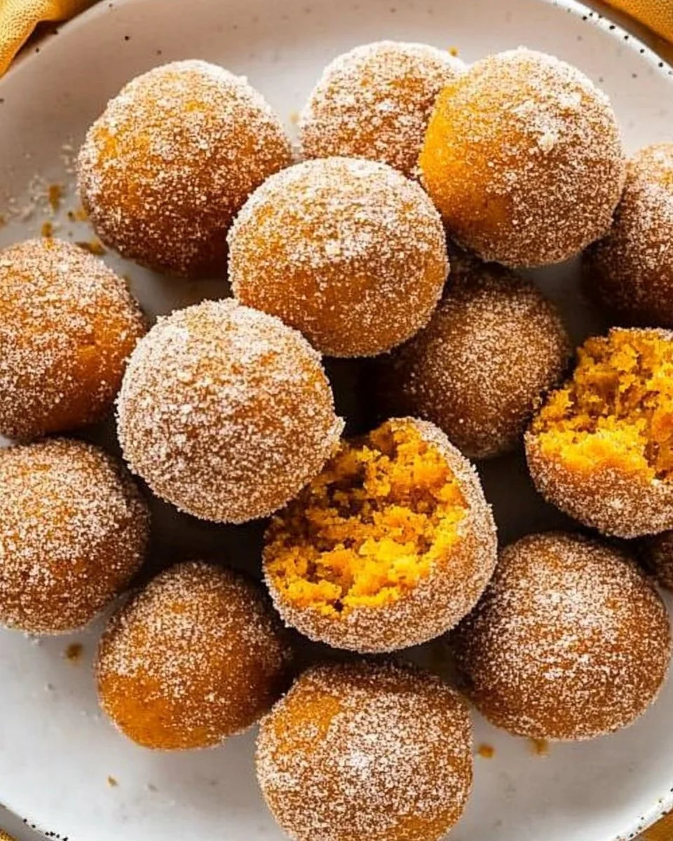 Baked Pumpkin Donut Holes - Gluten Free