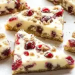 Homemade Cranberry Bliss Bars inspired by Starbucks recipe.