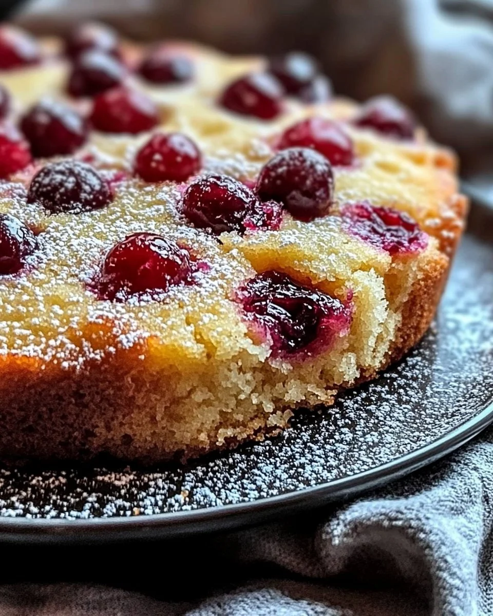Cranberry Orange Breakfast Cake