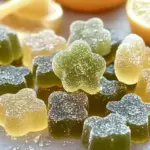 Green Tea Gummies with Lemon and Ginger for a refreshing health boost