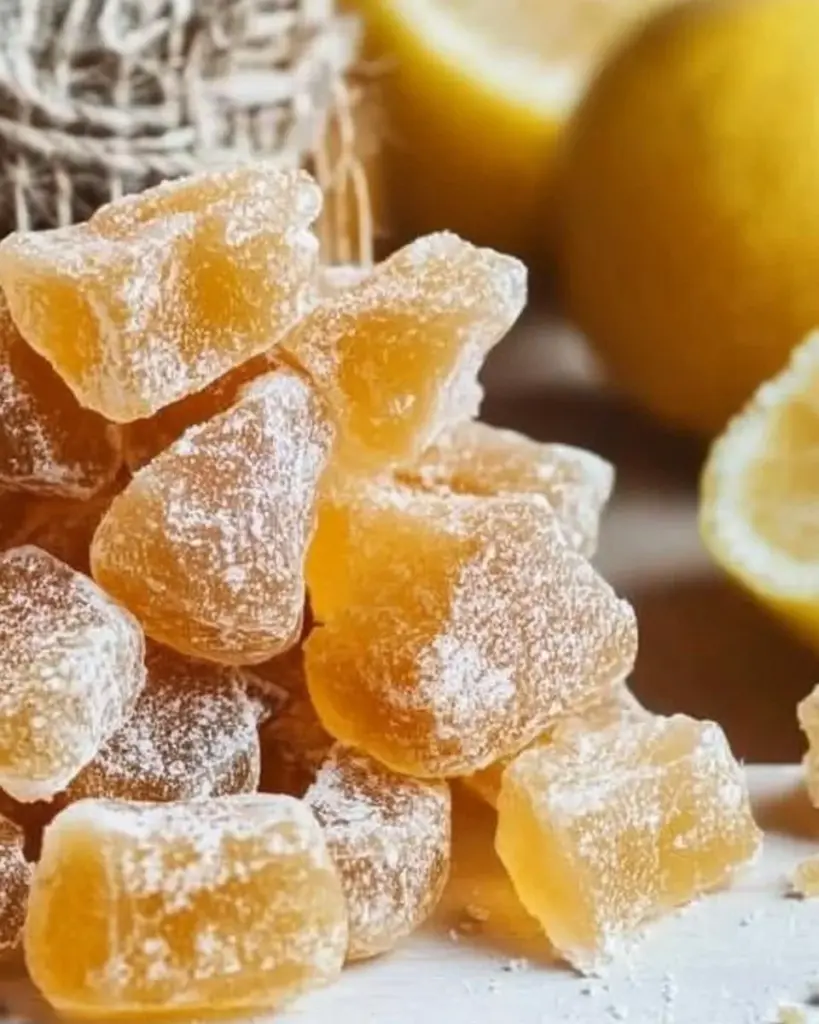 Honey Lemon Ginger Throat Drops for soothing throat relief