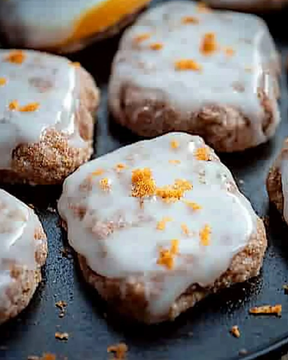 Irresistible Glazed Orange Cookies with Cinnamon & Cloves