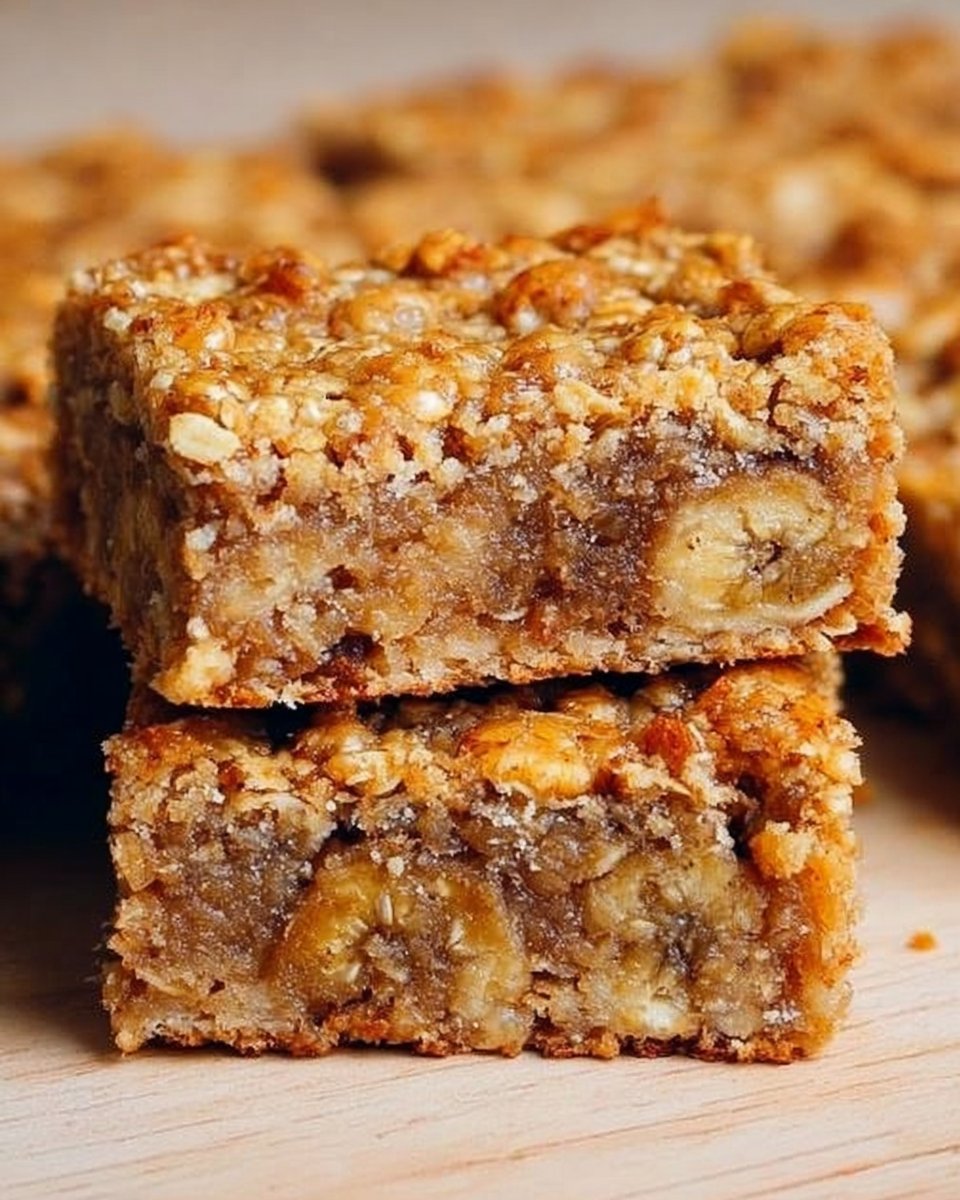 Banana Oatmeal Bars