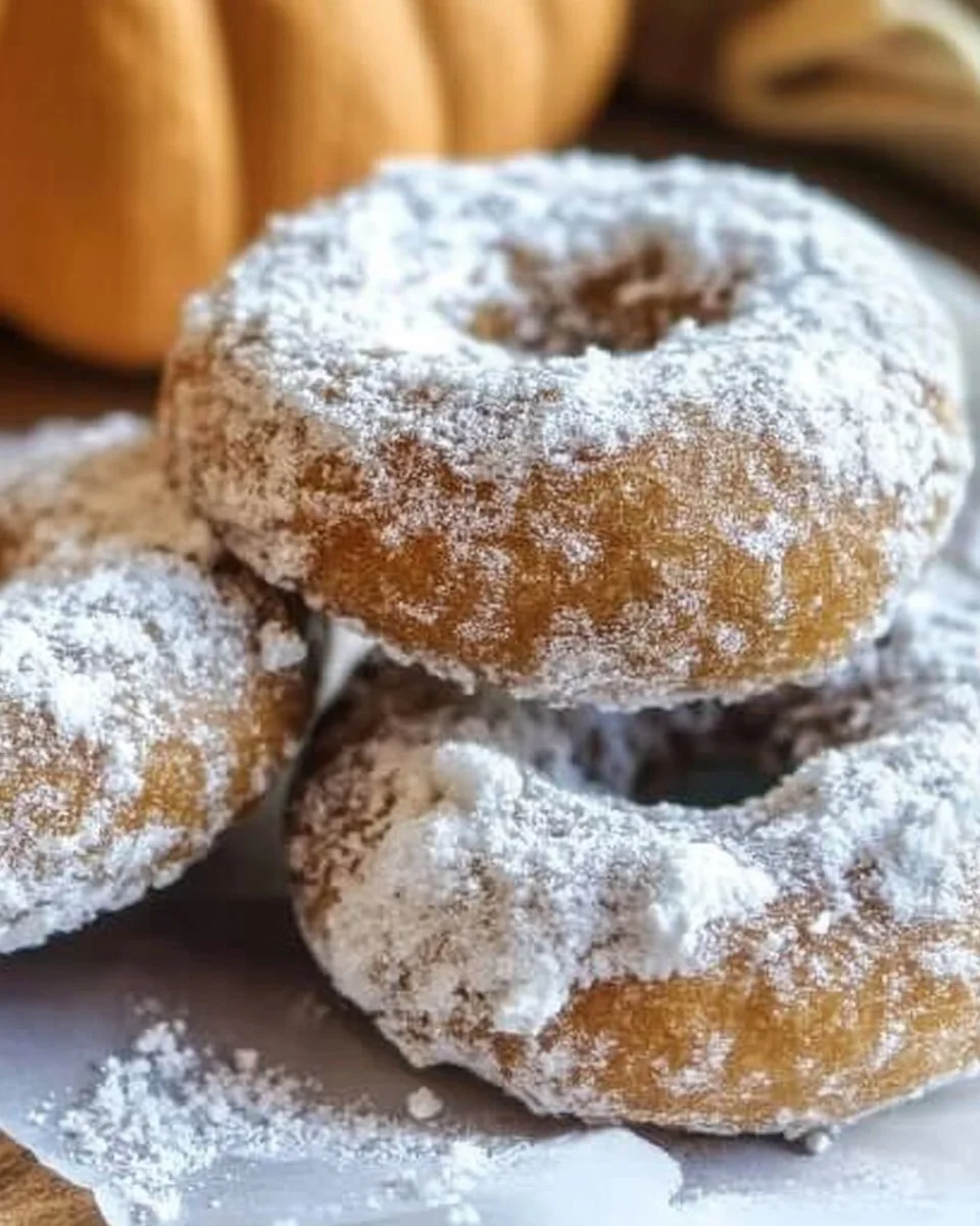 No Bake Vegan Pumpkin Spice Protein Donuts