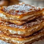 Delicious Churro Saltine Toffee dessert with a sweet cinnamon sugar topping.