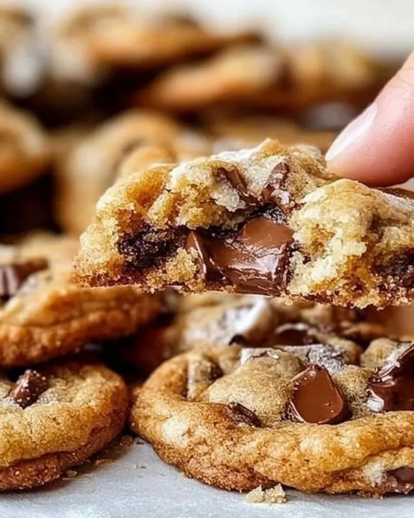 Delicious homemade Crack Cookies with chocolate and nuts