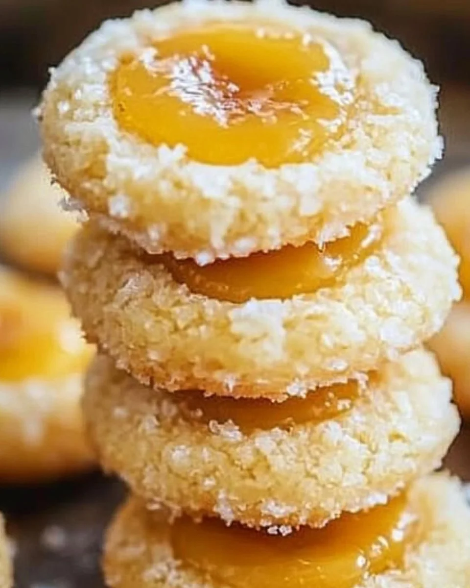 Tropical Thumbprint Cookies