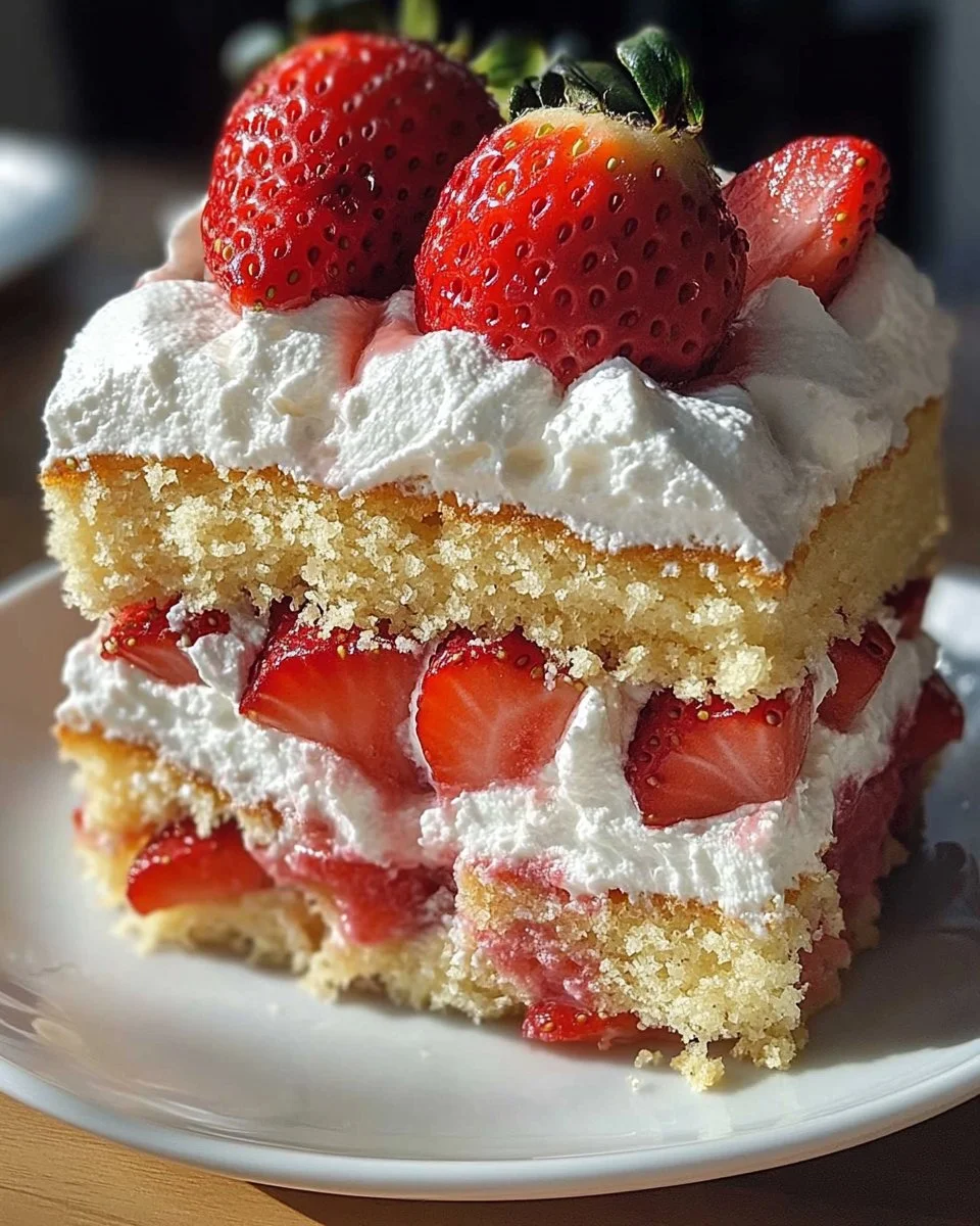 Unforgettable Strawberry Shortcake Cake in 5 Simple Steps