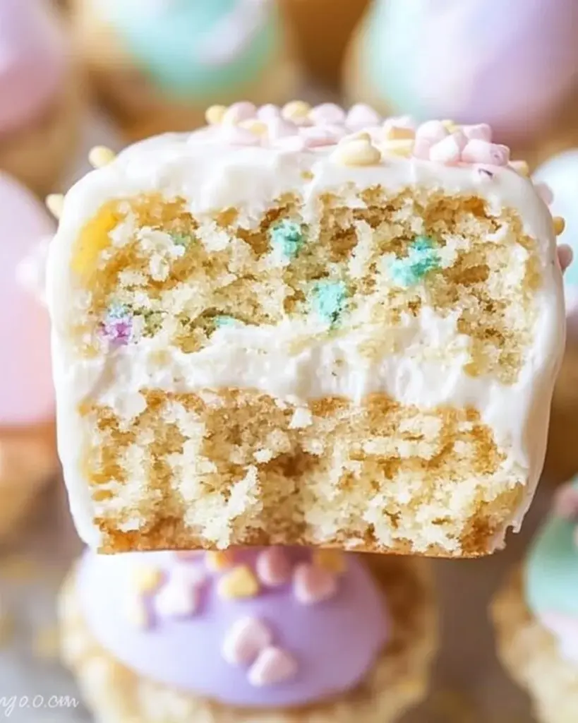 A plate of colorful Easter Egg Mini Snack Cakes for a festive celebration.