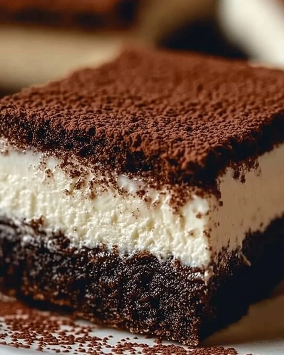 Gluten Free Tiramisu Brownies