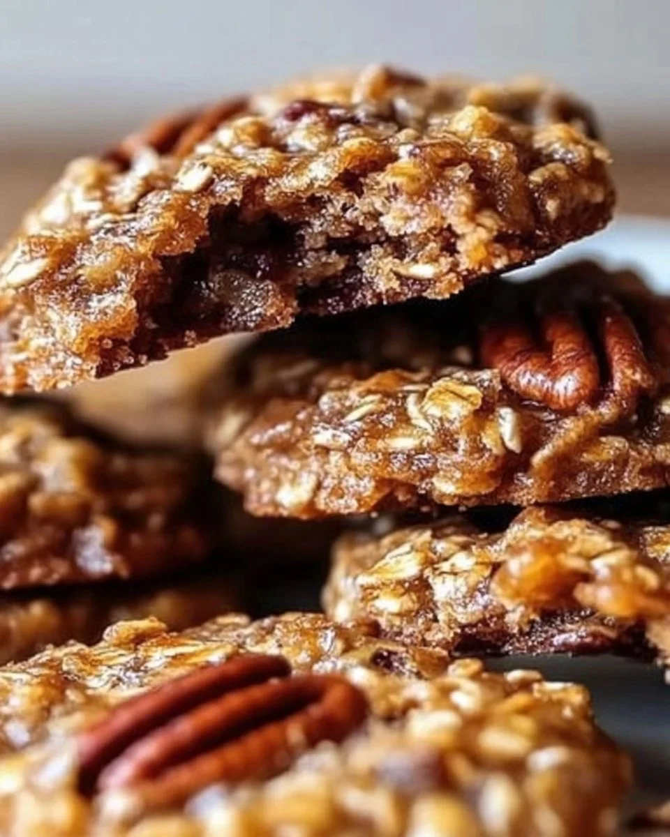 Pecan Pie Oatmeal Cookies