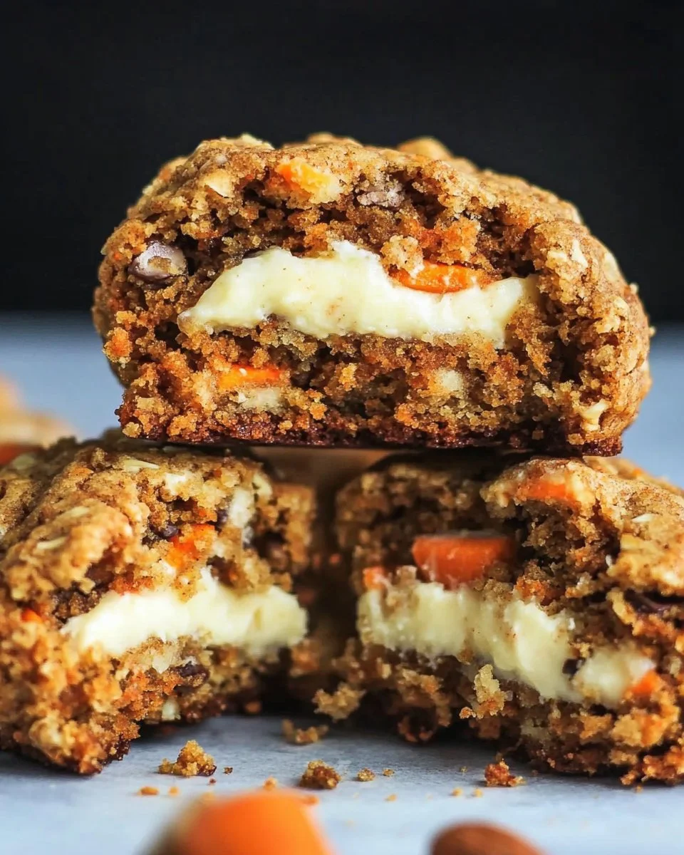 Carrot Cake Cookies-Stuffed carrot cake cookies Carrot Cake Cookies-Stuffed