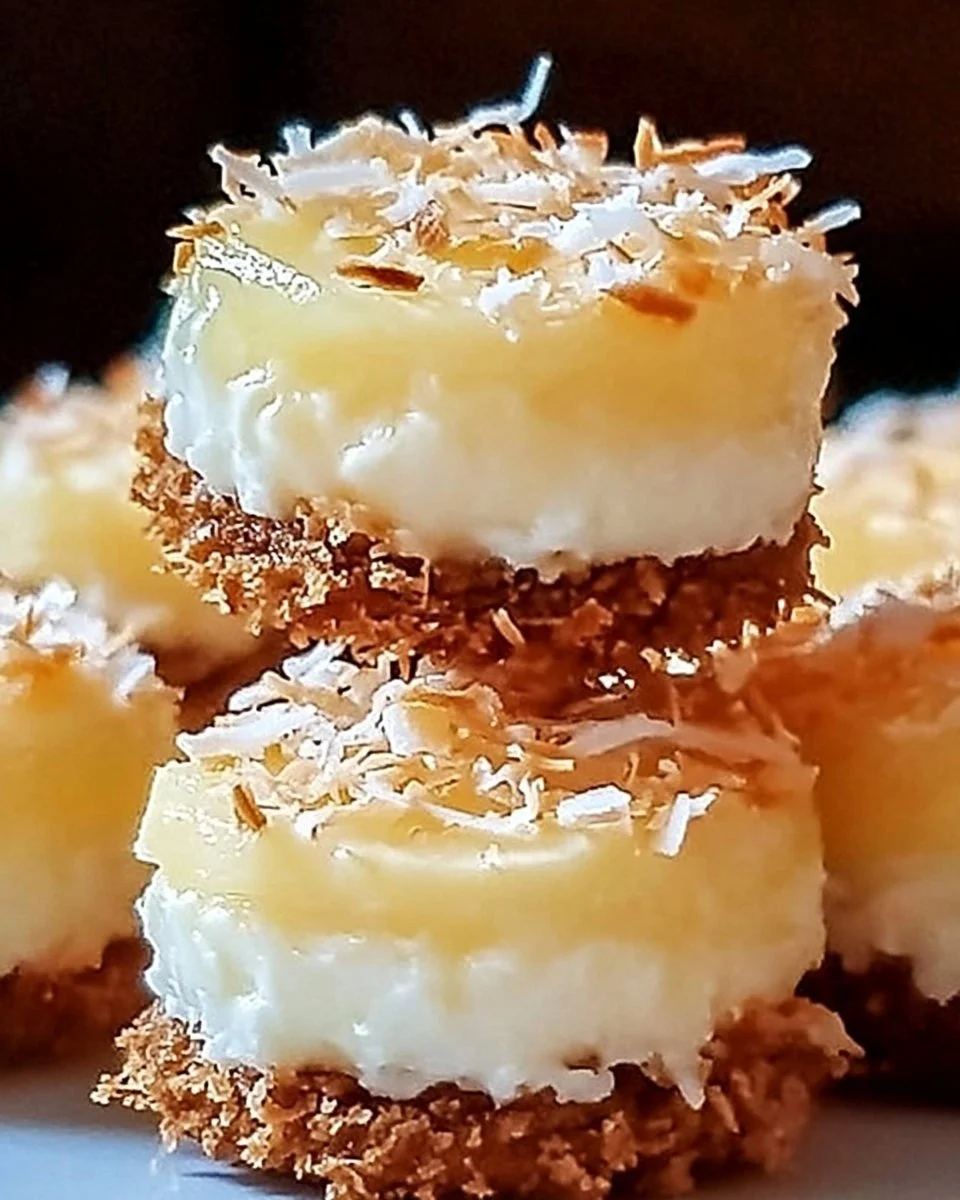 Lemon Coconut Cheesecake Cookies on a plate with a bite taken out