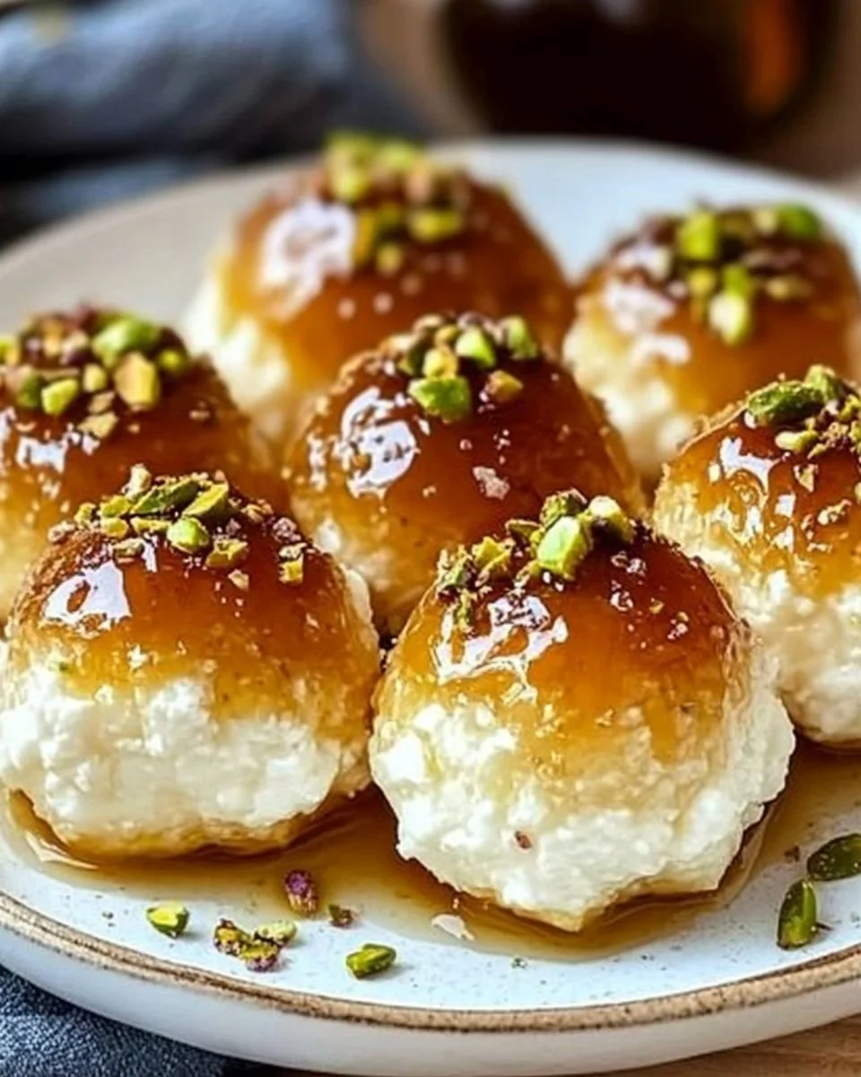 Ricotta Bites with Pistachios and Honey ricotta bites Ricotta Bites with Pistachios and Honey