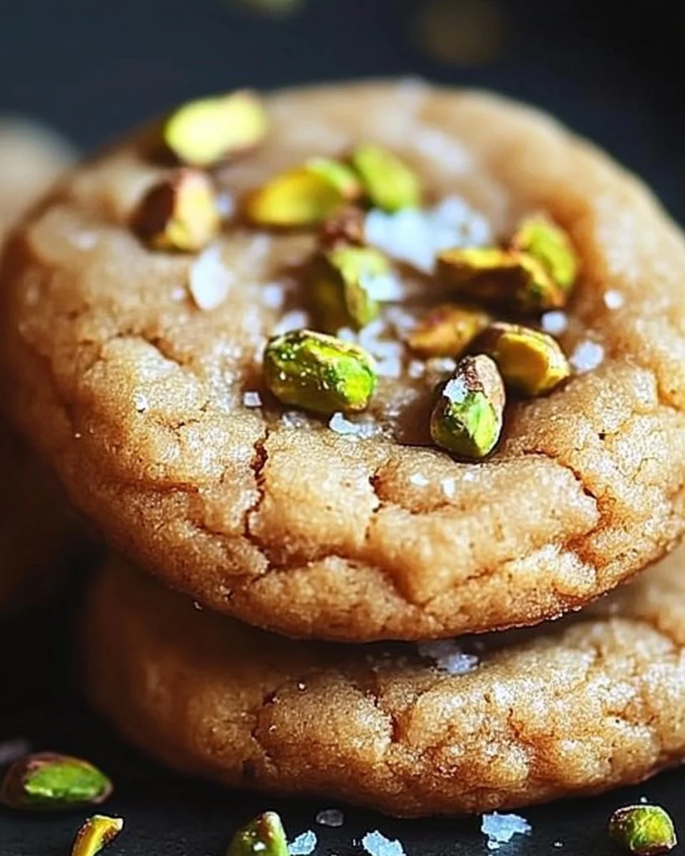 Salted Honey Pistachio Cookies