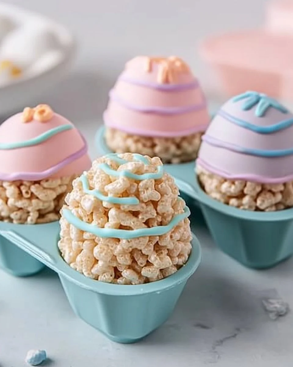 Easter Egg Rice Krispies Treats