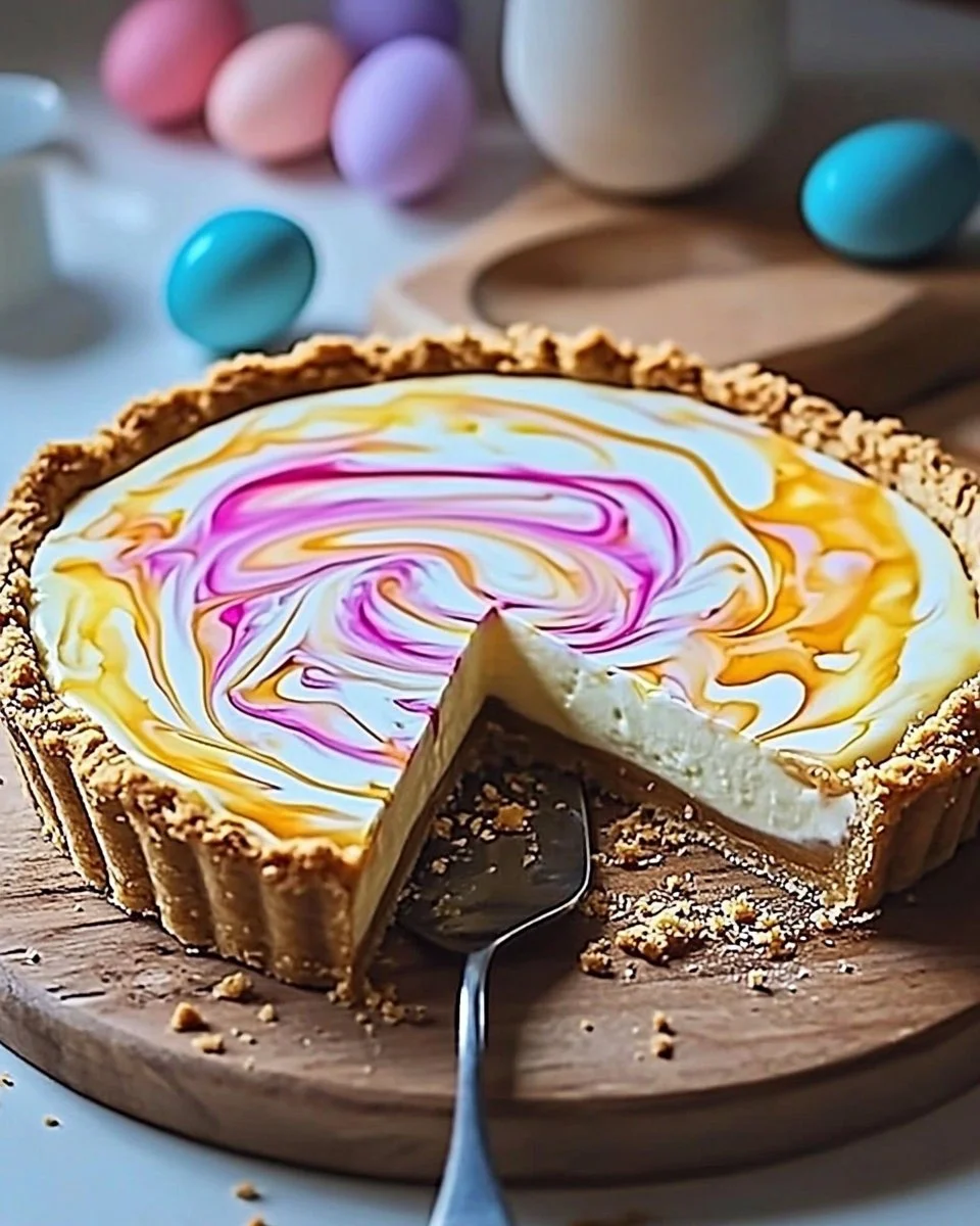 Easter Swirl Pie: The Most Beautiful and Festive No-Bake Spring Dessert