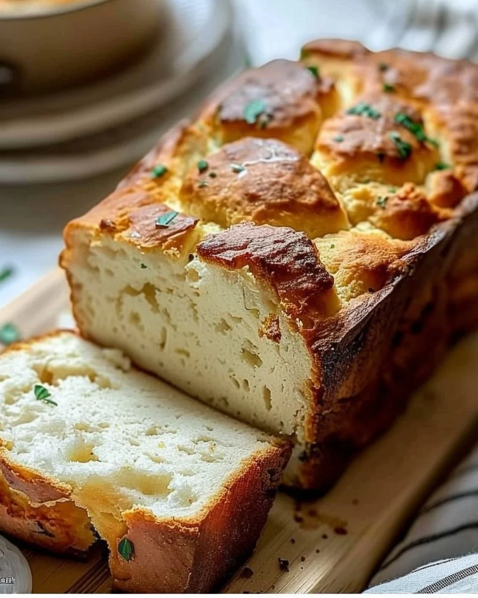 2-Ingredient Cottage Cheese Bread