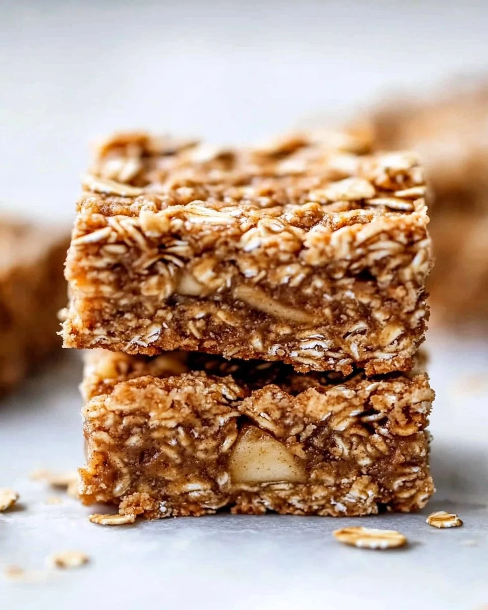 Apple Peanut Butter Oatmeal Bars