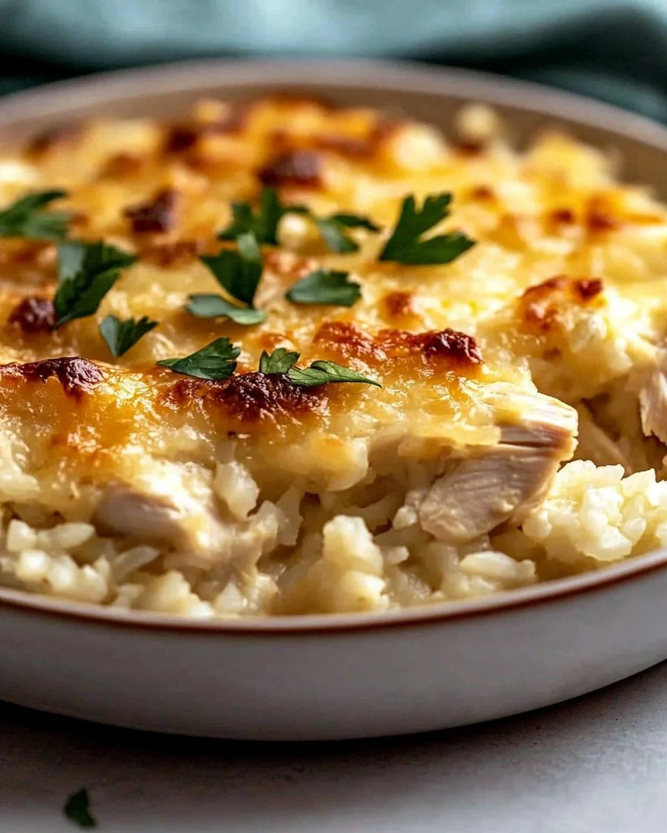 Chicken Cauliflower Rice Casserole