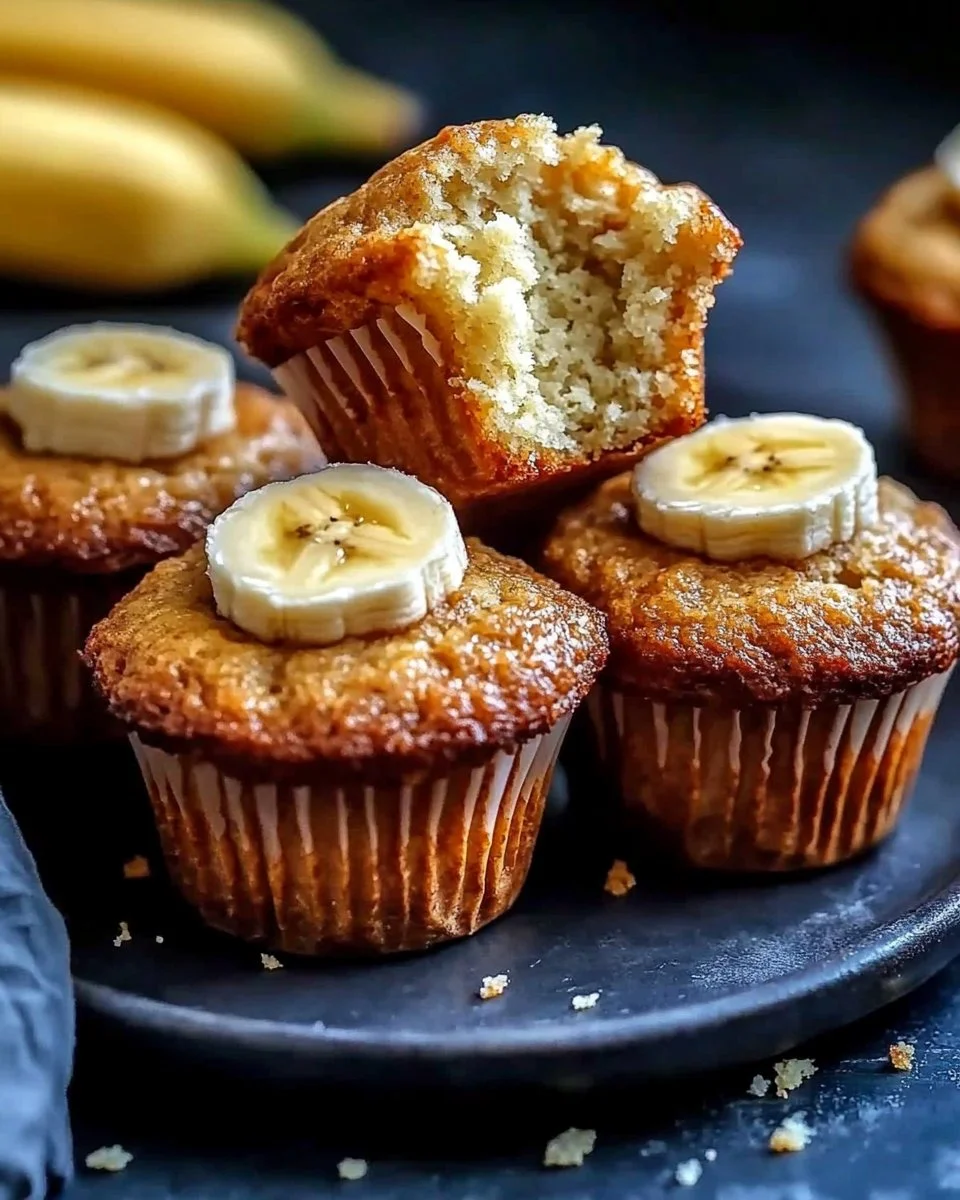 Cottage Cheese Banana Muffins