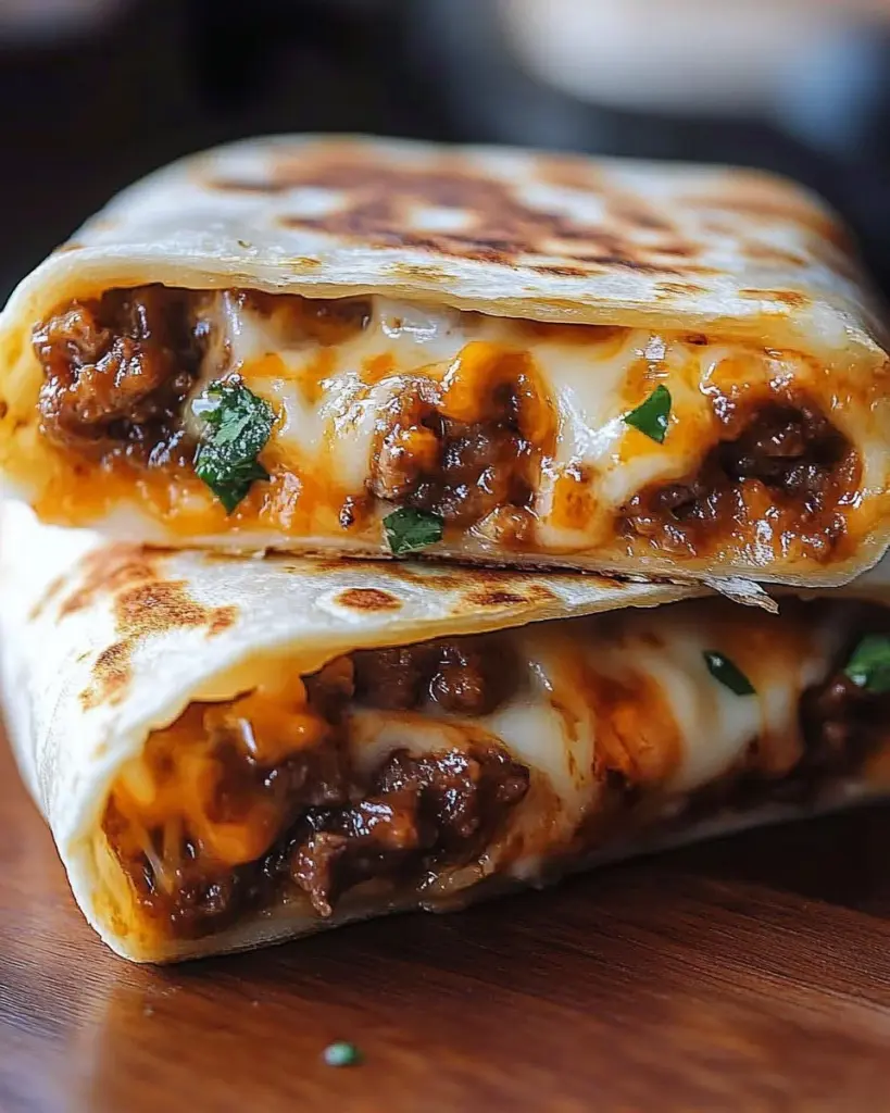 Delicious Easy Breakfast Crunchwrap Delight with eggs, cheese, and toppings