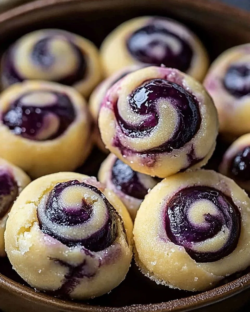 Flower Jam Thumbprint Cookies