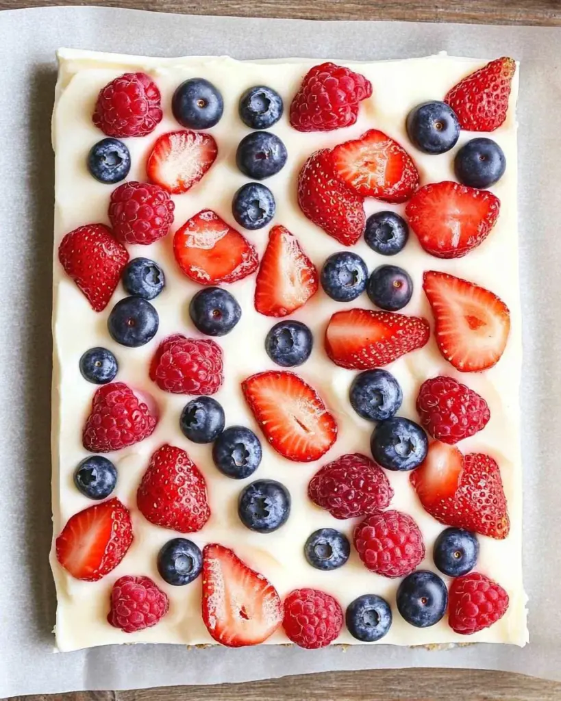 Delicious frozen yogurt bark topped with fruits and nuts