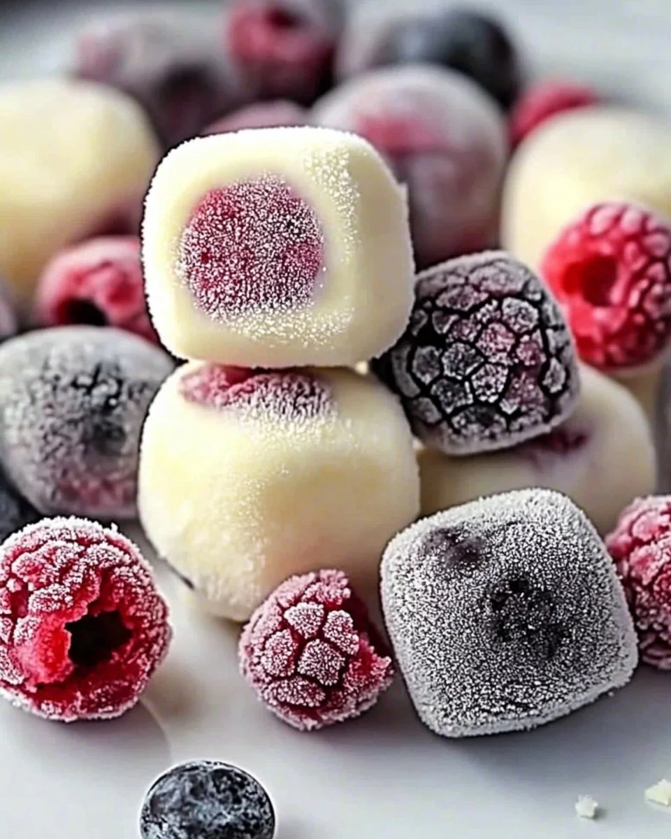 Frozen Yogurt Bites