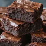 Delicious healthy brownies made with nutritious ingredients.